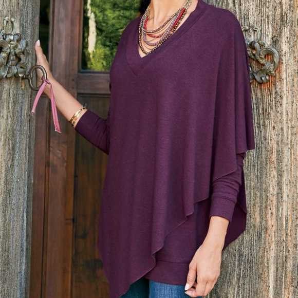 Soft Surroundings Petite Madeline Draping Tunic - Picture 8 of 8